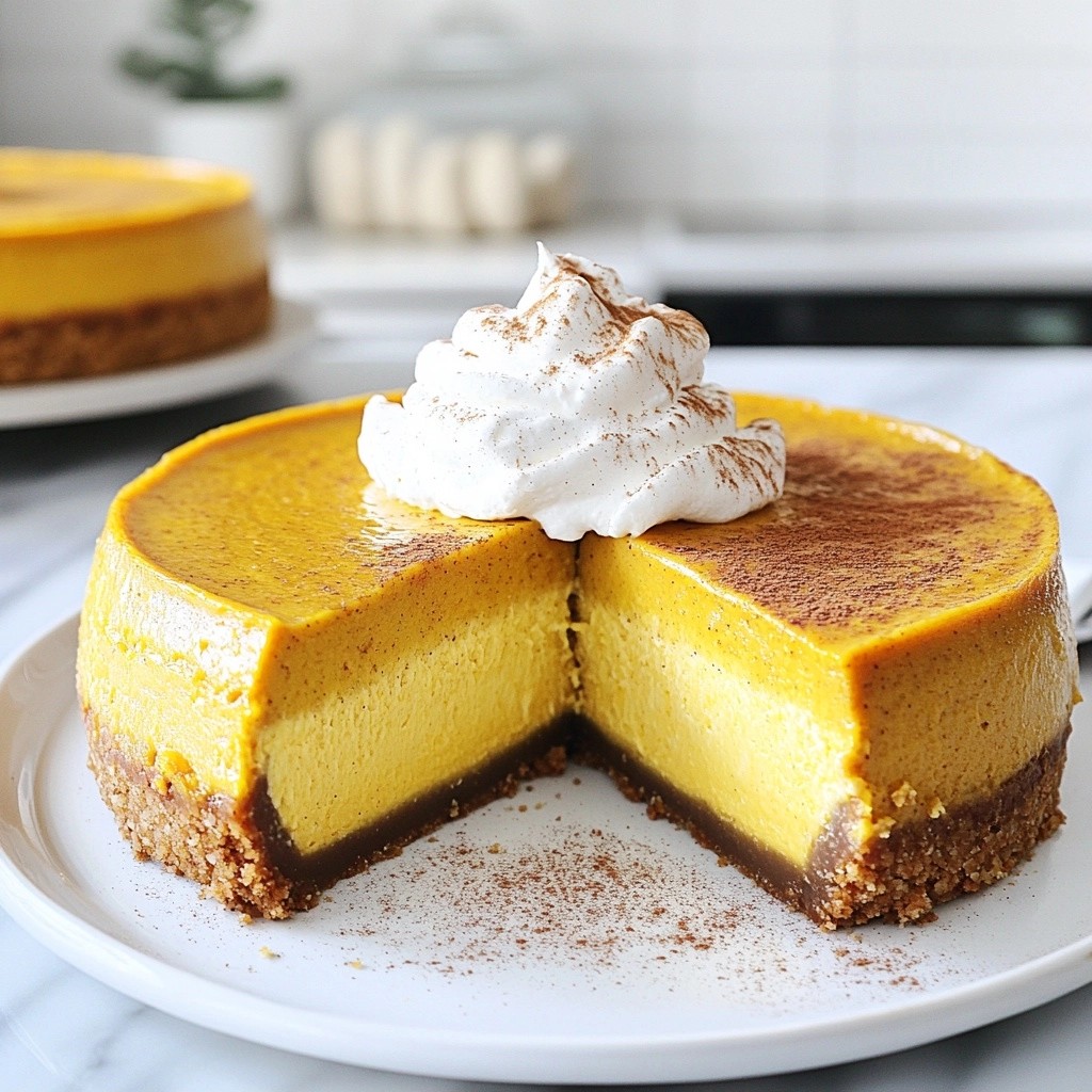 Creamy Sugar-Free Pumpkin Cheesecake Delight Recipe