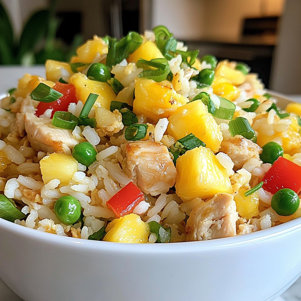 Hawaiian Chicken Fried Rice Flavorful and Simple Meal
