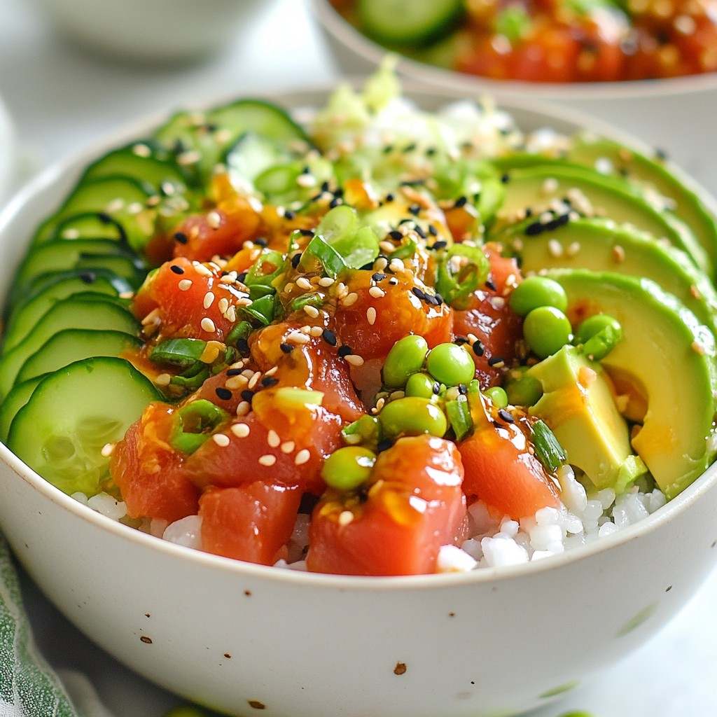 Spicy Tuna Sushi Bowls Flavorful and Simple Recipe