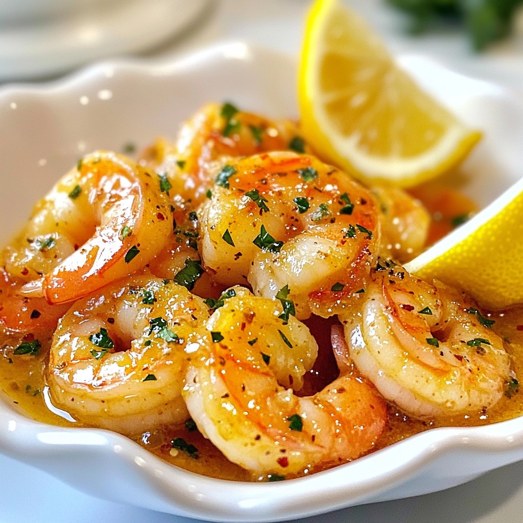 Lemon Garlic Butter Shrimp Quick and Simple Recipe