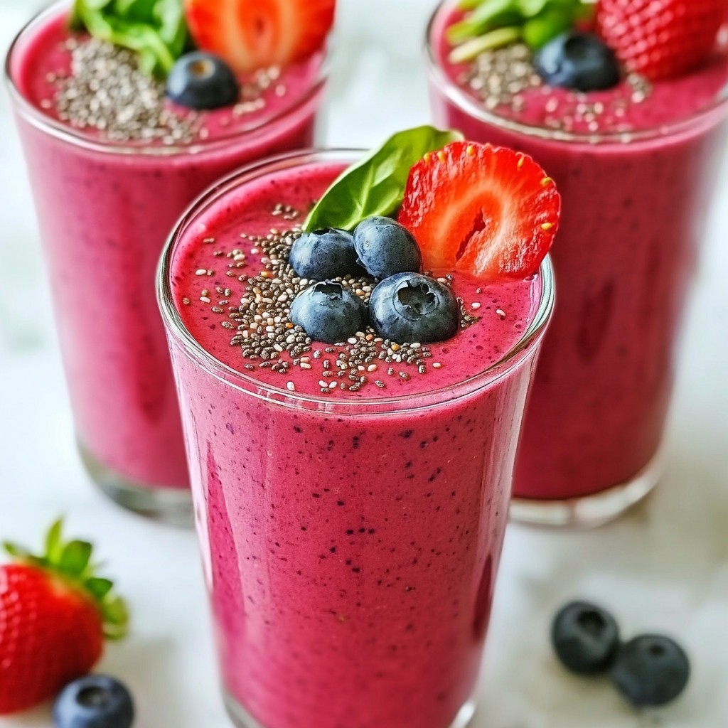 Berry Spinach Smoothie Fuel Your Healthy Lifestyle