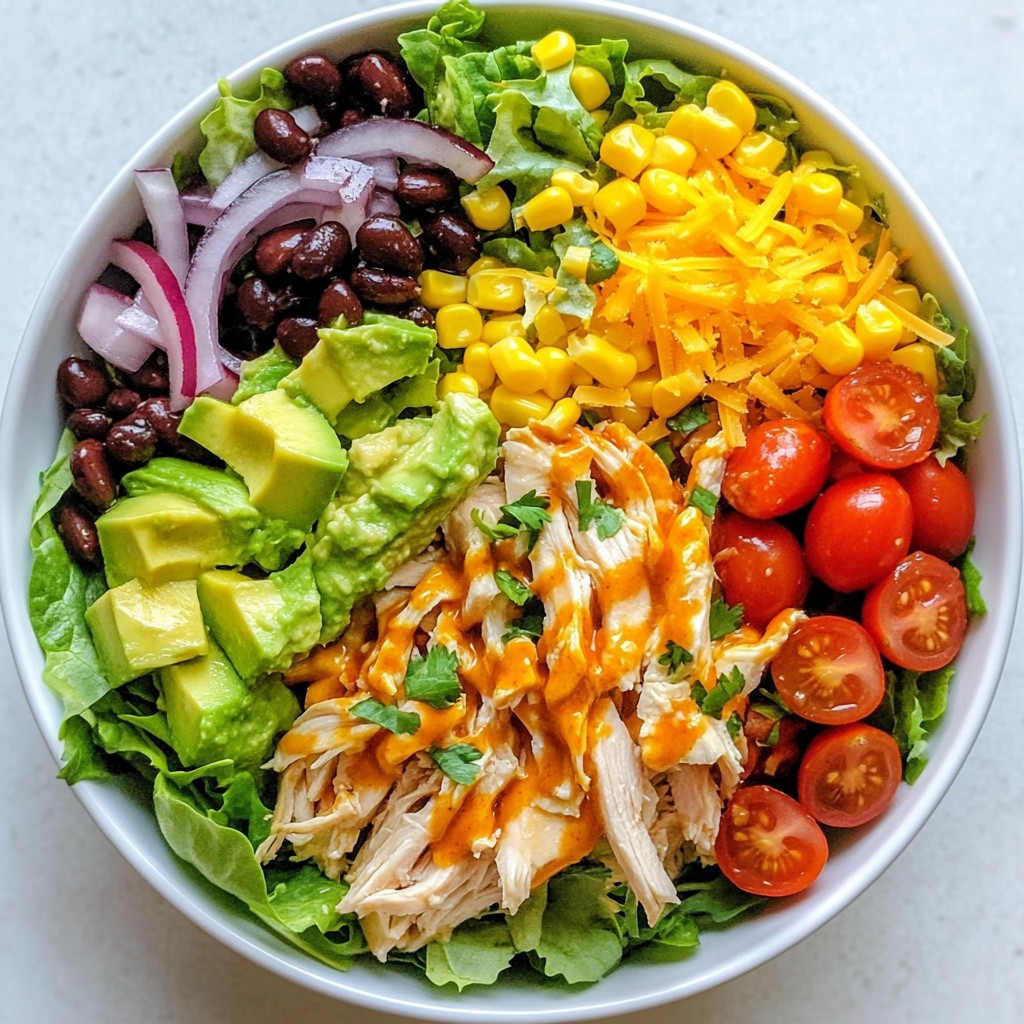 BBQ Ranch Chicken Salad Flavorful and Fresh Meal