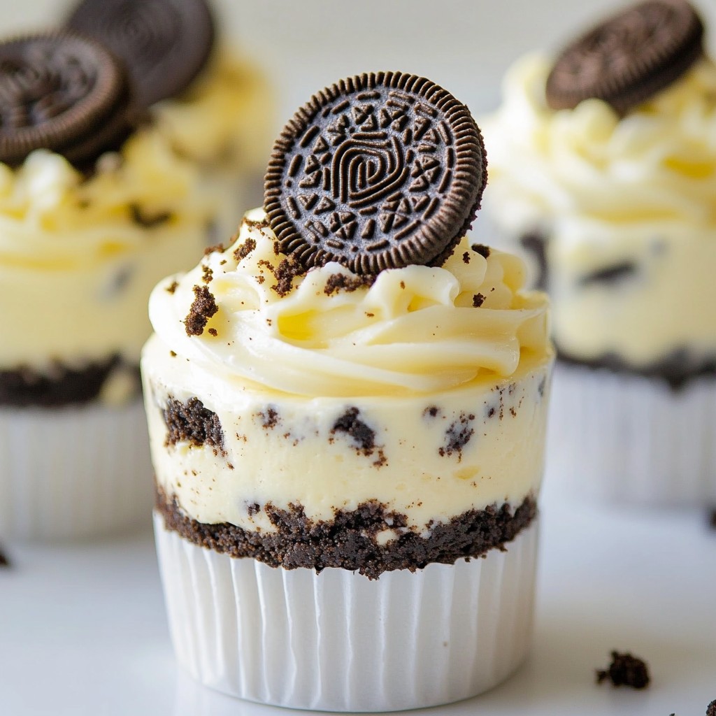No Bake Oreo Cheesecake Cups Easy and Delicious Treat