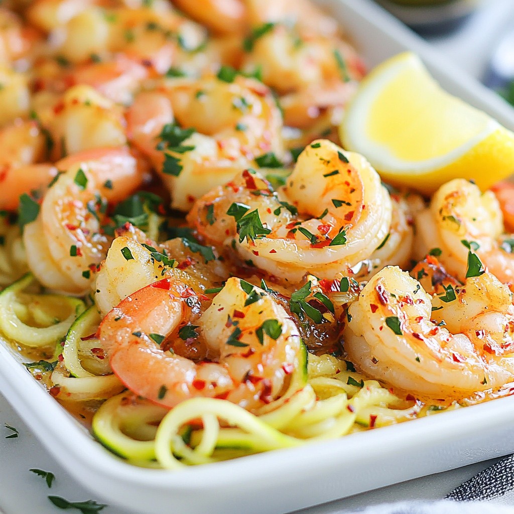Low-carb Garlic Butter Shrimp Flavorful Quick Meal