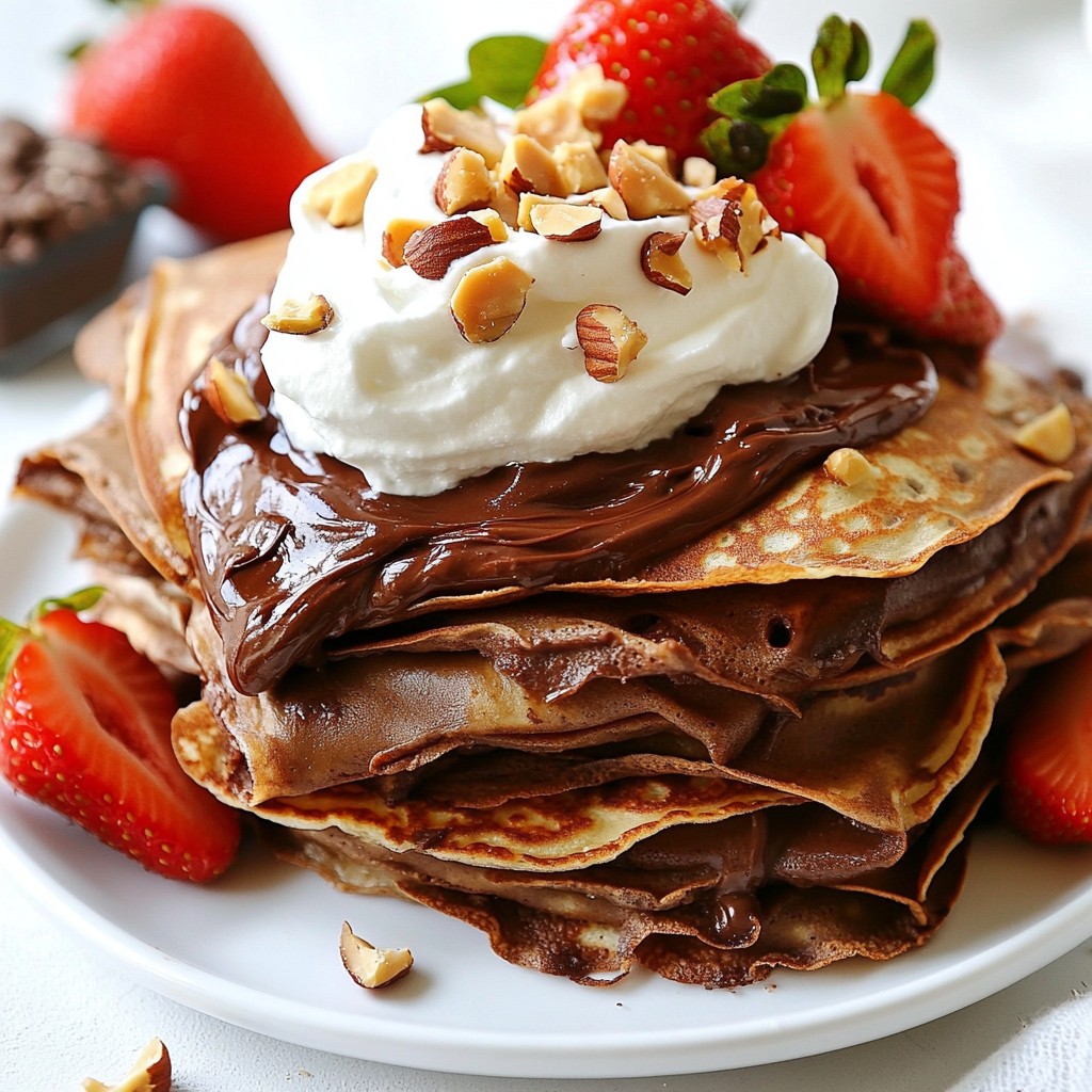 Chocolate Hazelnut Crepes Delightfully Easy Recipe