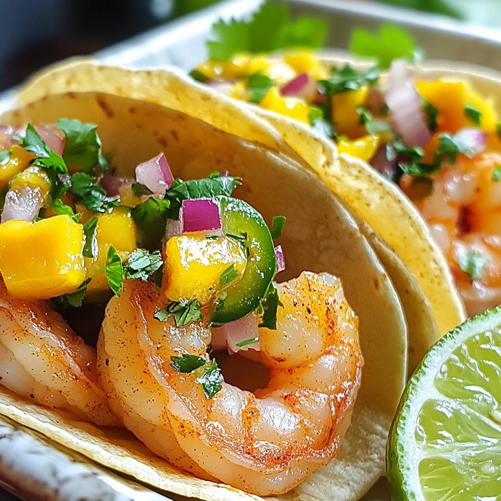 Spicy Mango Shrimp Tacos Flavorful and Quick Recipe
