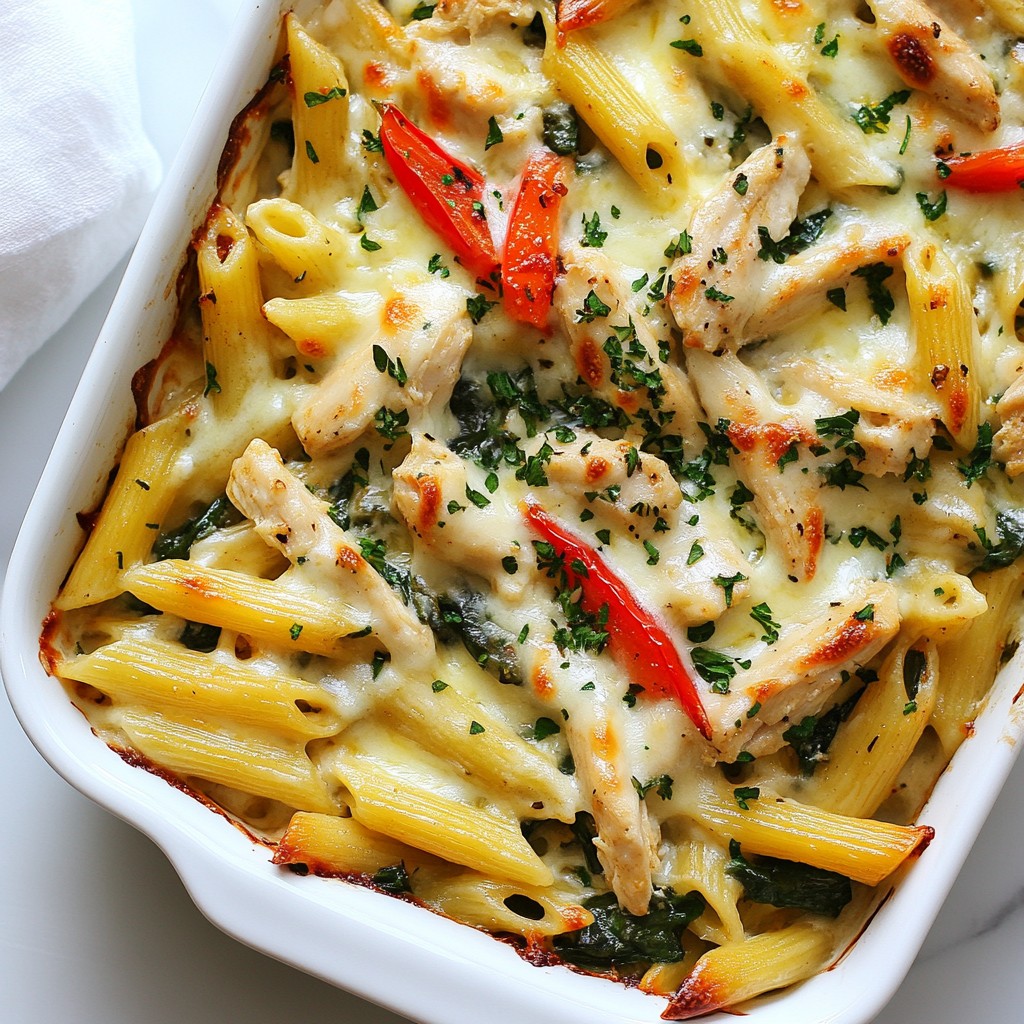 Cajun Chicken Alfredo Bake Flavorful and Easy Dish