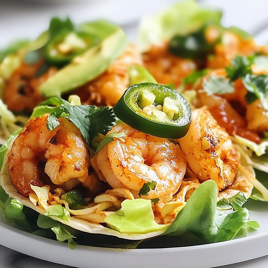 Spicy Keto Garlic Lime Shrimp Tacos Flavorful Dish