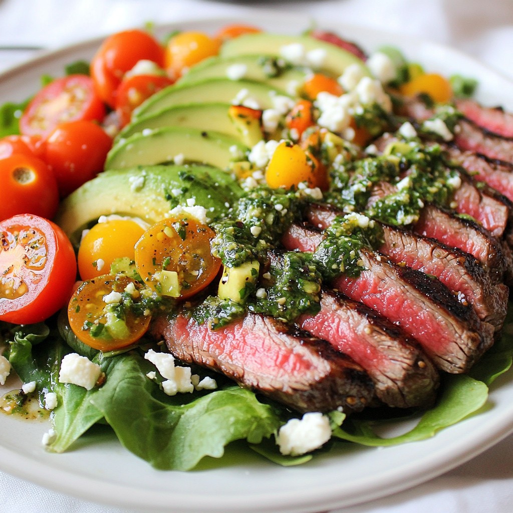 Chimichurri Steak Salad Savory and Fresh Meal