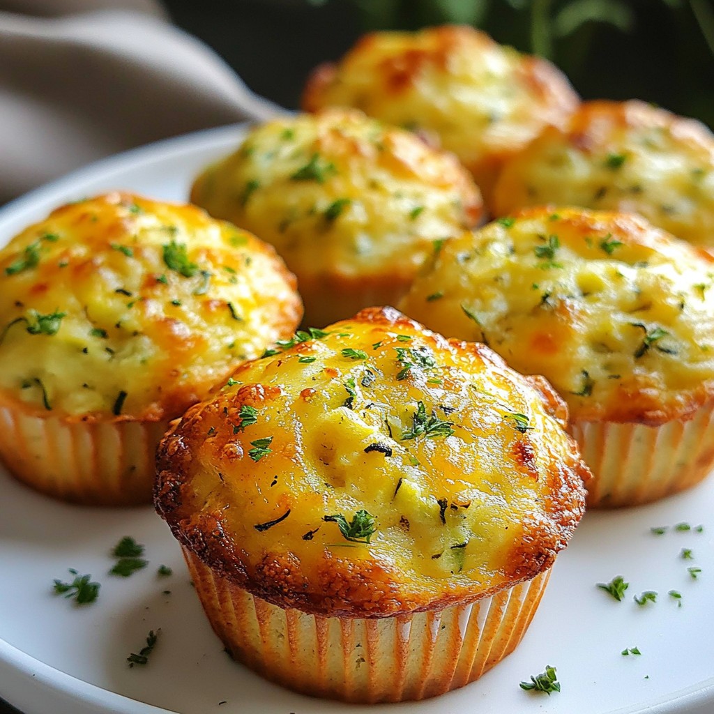Savory Keto Zucchini Muffins Simple and Tasty Treat