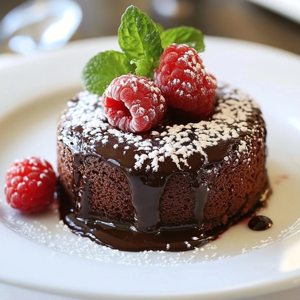 Silky Chocolate Raspberry Fondant Cake Delight