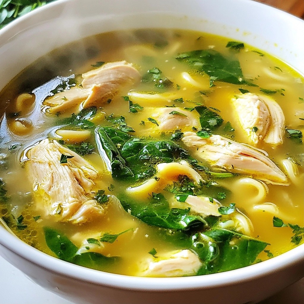 Hearty One-Pot Recipes Chicken and Spinach Soup