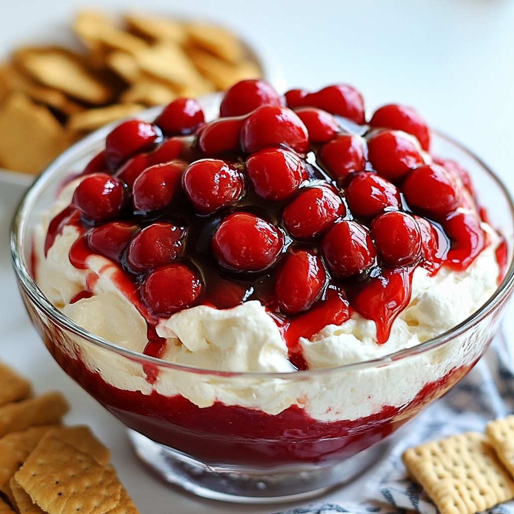 Cherry Cheesecake Dip Tasty and Simple Recipe