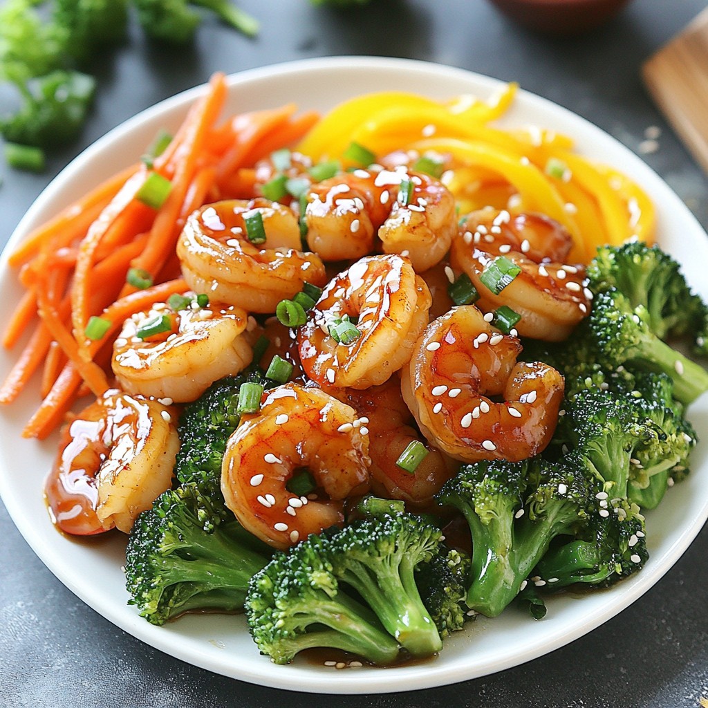 Honey Garlic Sesame Shrimp Stir Fry Flavorful Delight