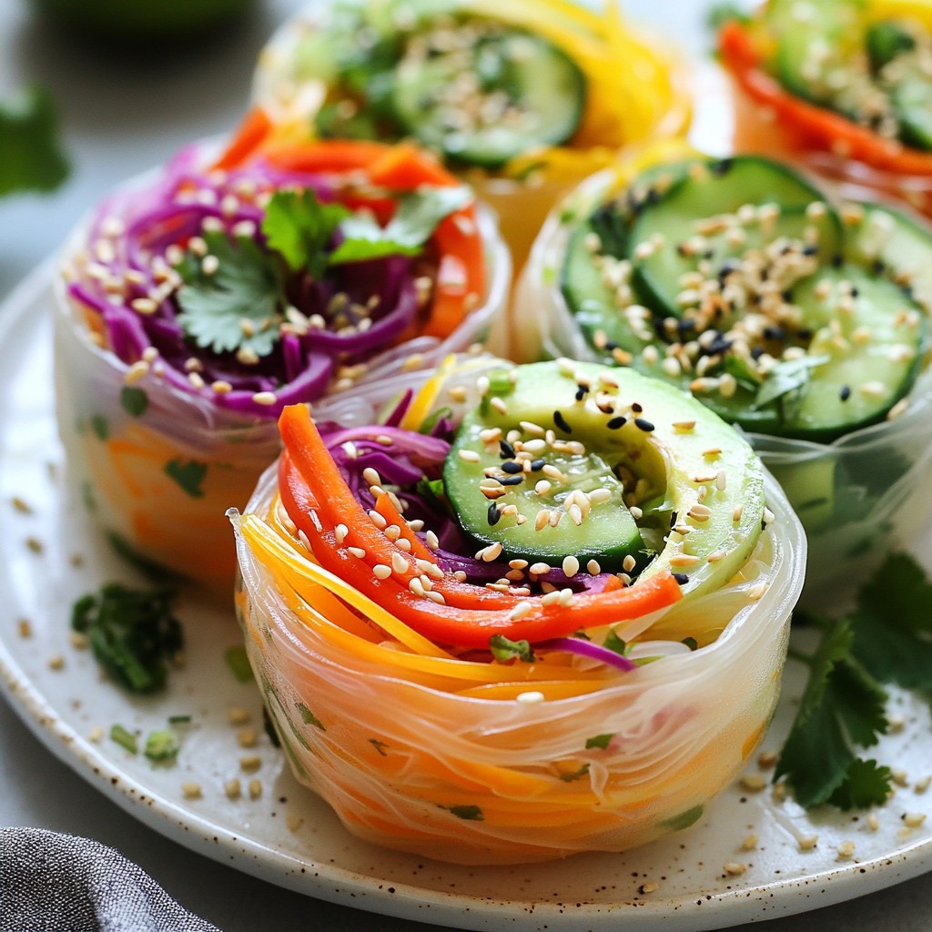 Spring Roll Rice Paper Bowls Fresh and Flavorful Recipe