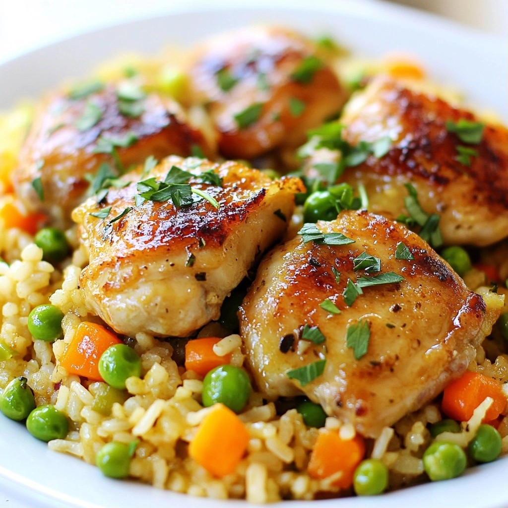 Savory One-Pot Recipes Chicken and Rice Pilaf Delight