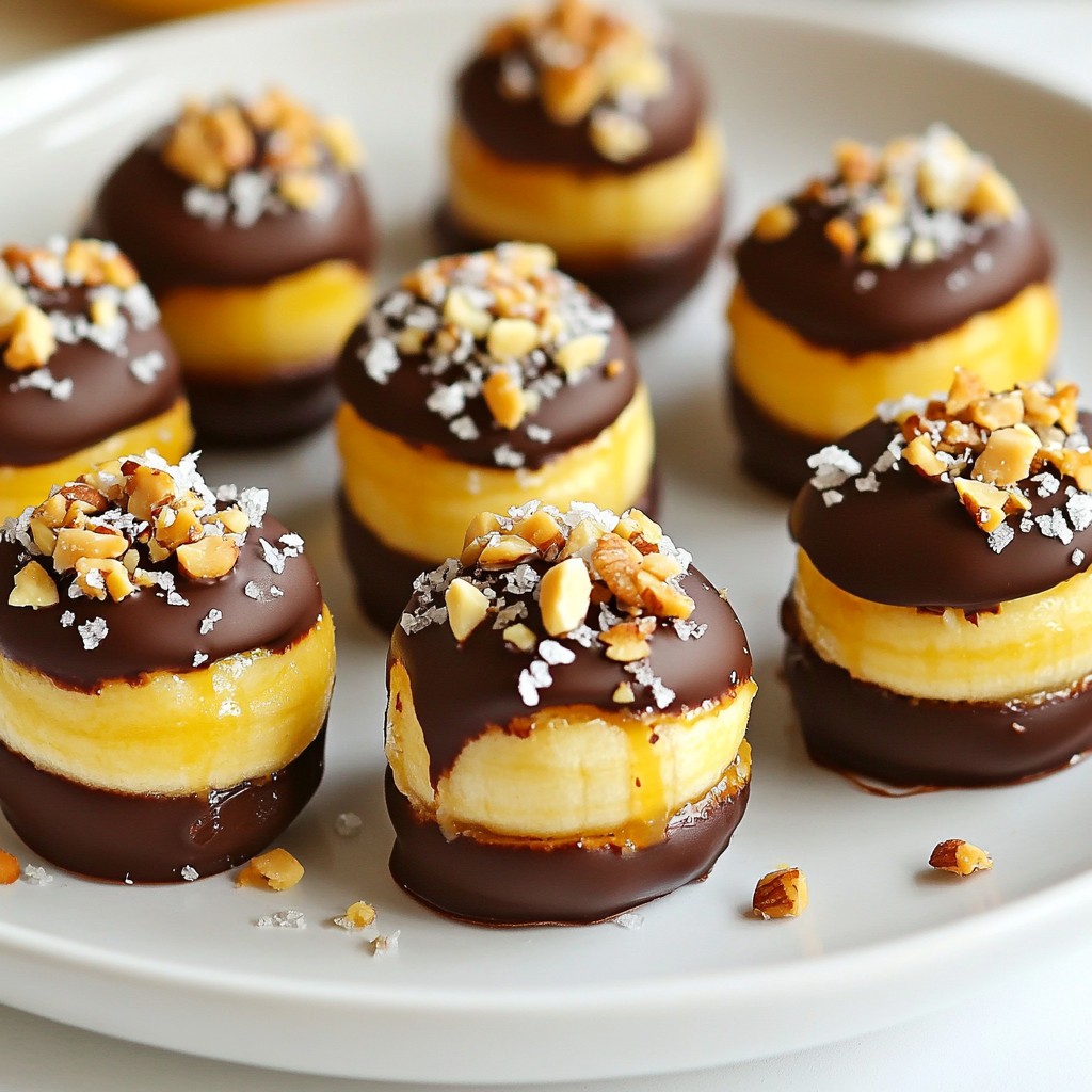 Chocolate Peanut Butter Banana Bites Easy Snack Treat
