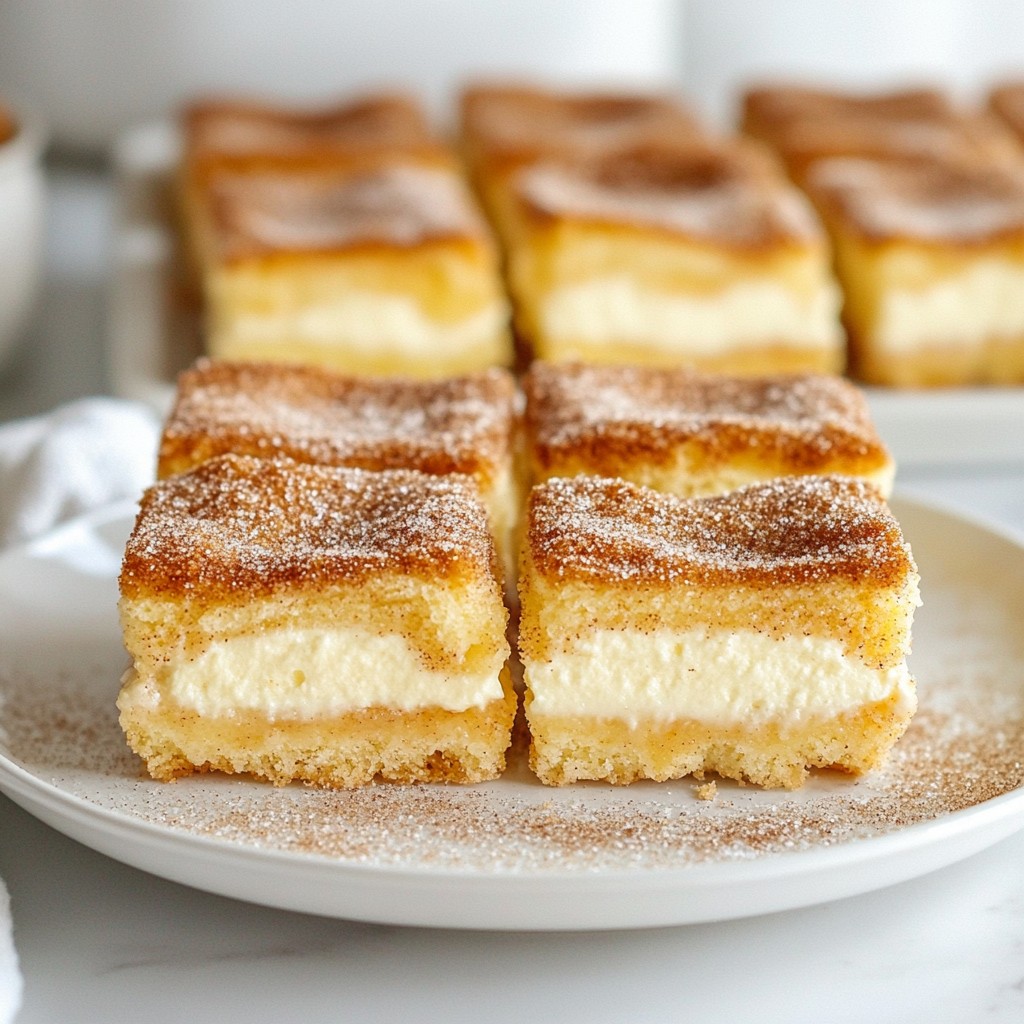 Churro Cheesecake Bars Flavorful Dessert Delight