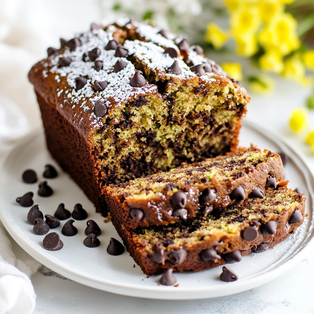 Chocolate Chip Zucchini Bread Delightfully Moist Recipe