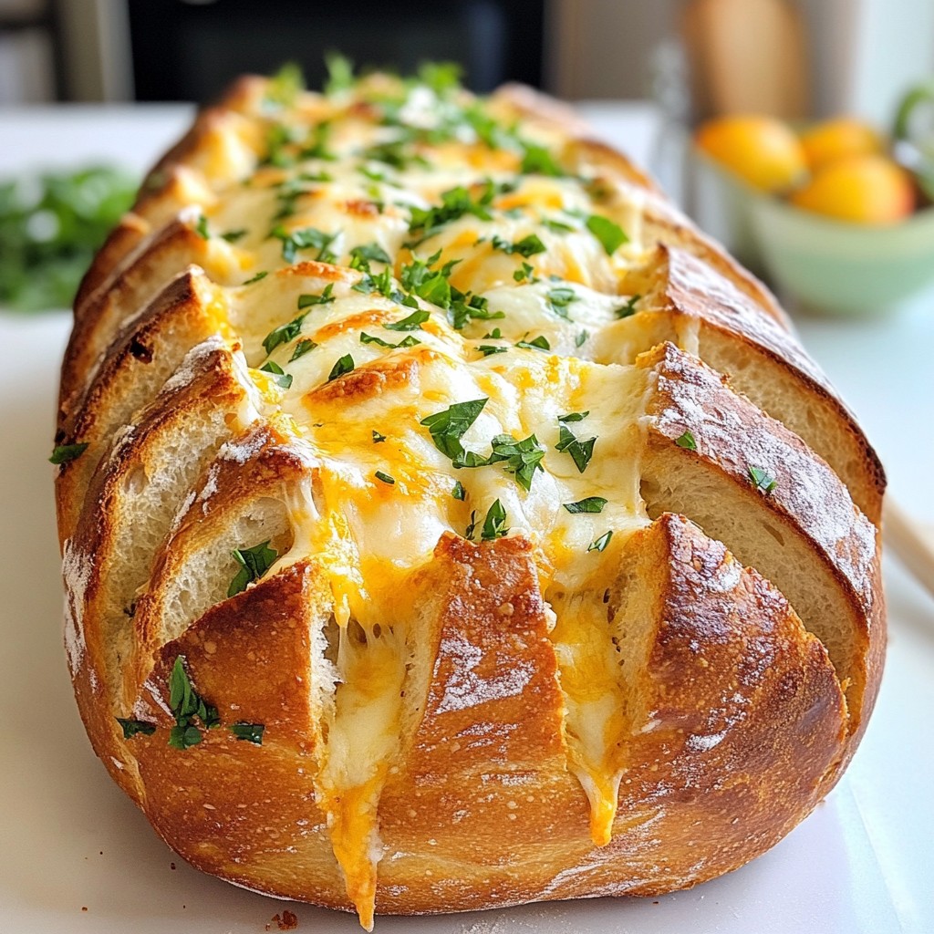 Cheesy Pull Apart Garlic Bread Irresistible Flavor Treat
