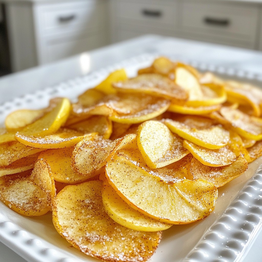 Cinnamon Sugar Apple Chips Simple and Sweet Delight