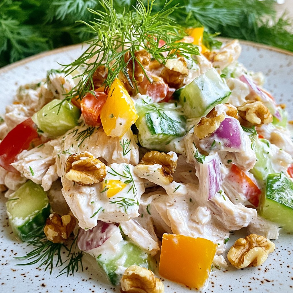 Greek Yogurt Chicken Salad Fresh and Flavorful Meal