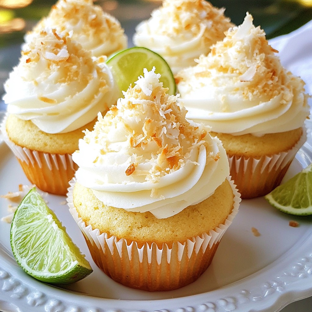 Coconut Lime Cupcakes Delightful and Easy Treat