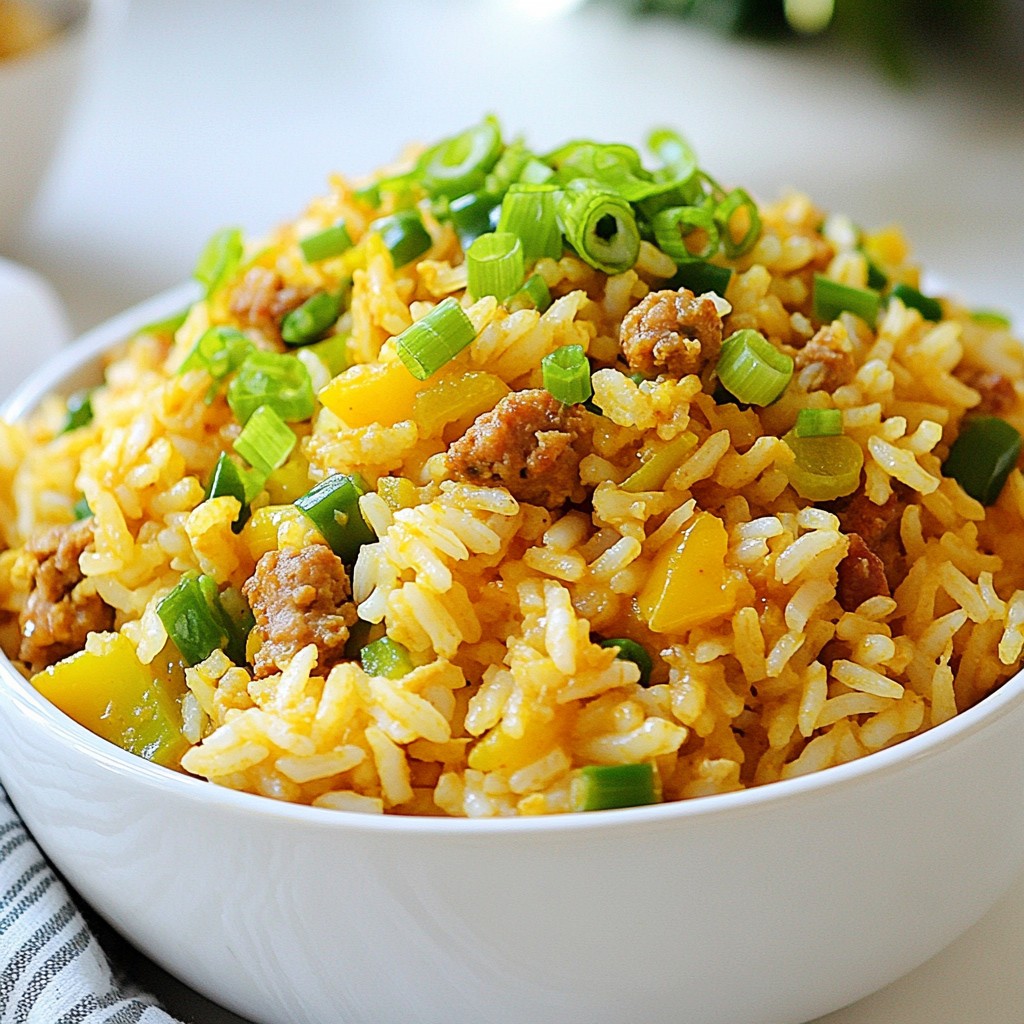 Spicy Cajun Dirty Rice Flavorful and Hearty Dish