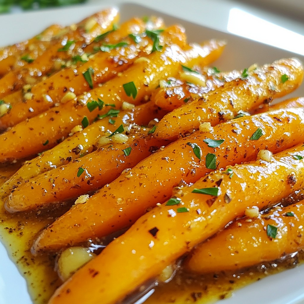 Honey Garlic Glazed Carrots Mouthwatering Side Dish