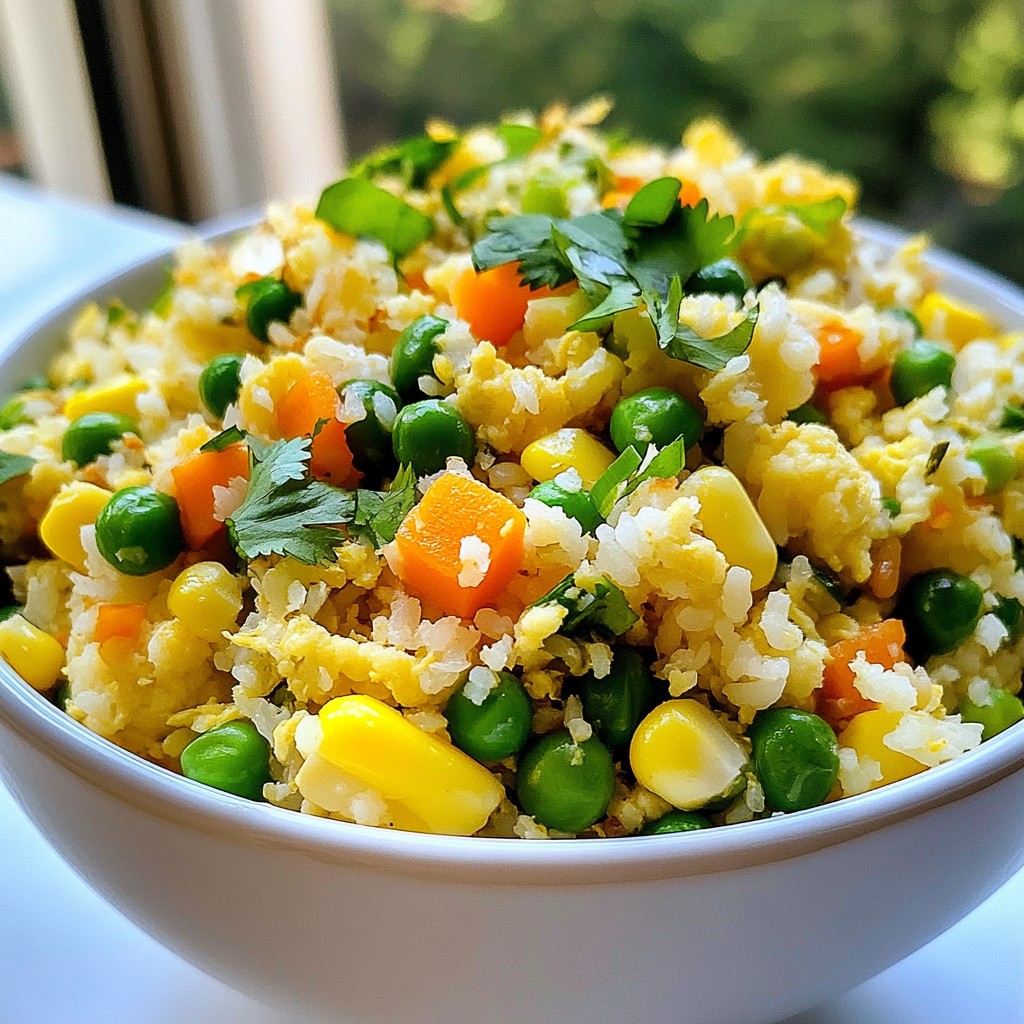 Cauliflower Fried Rice Flavorful and Healthy Meal