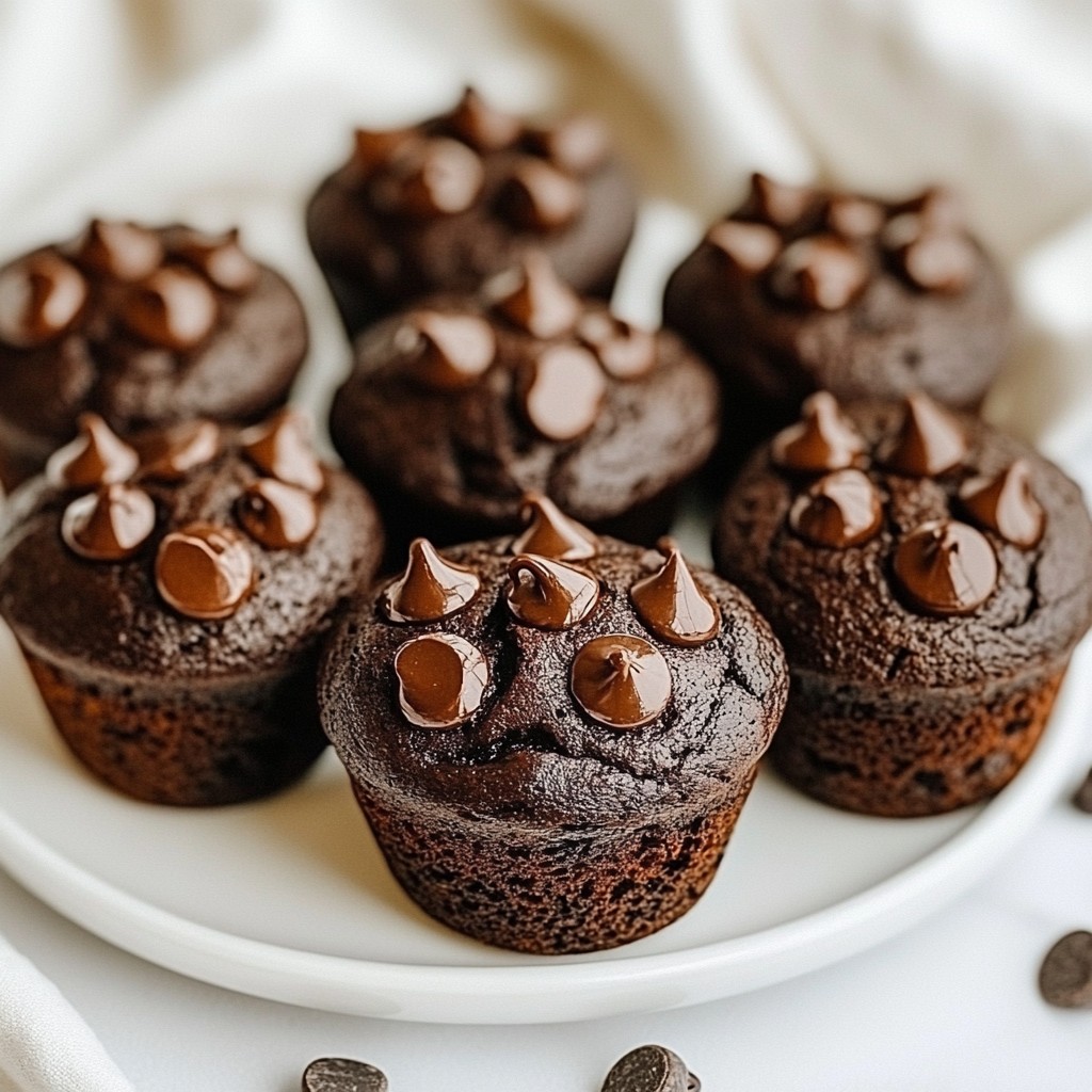 Double Chocolate Protein Muffins Healthy and Tasty