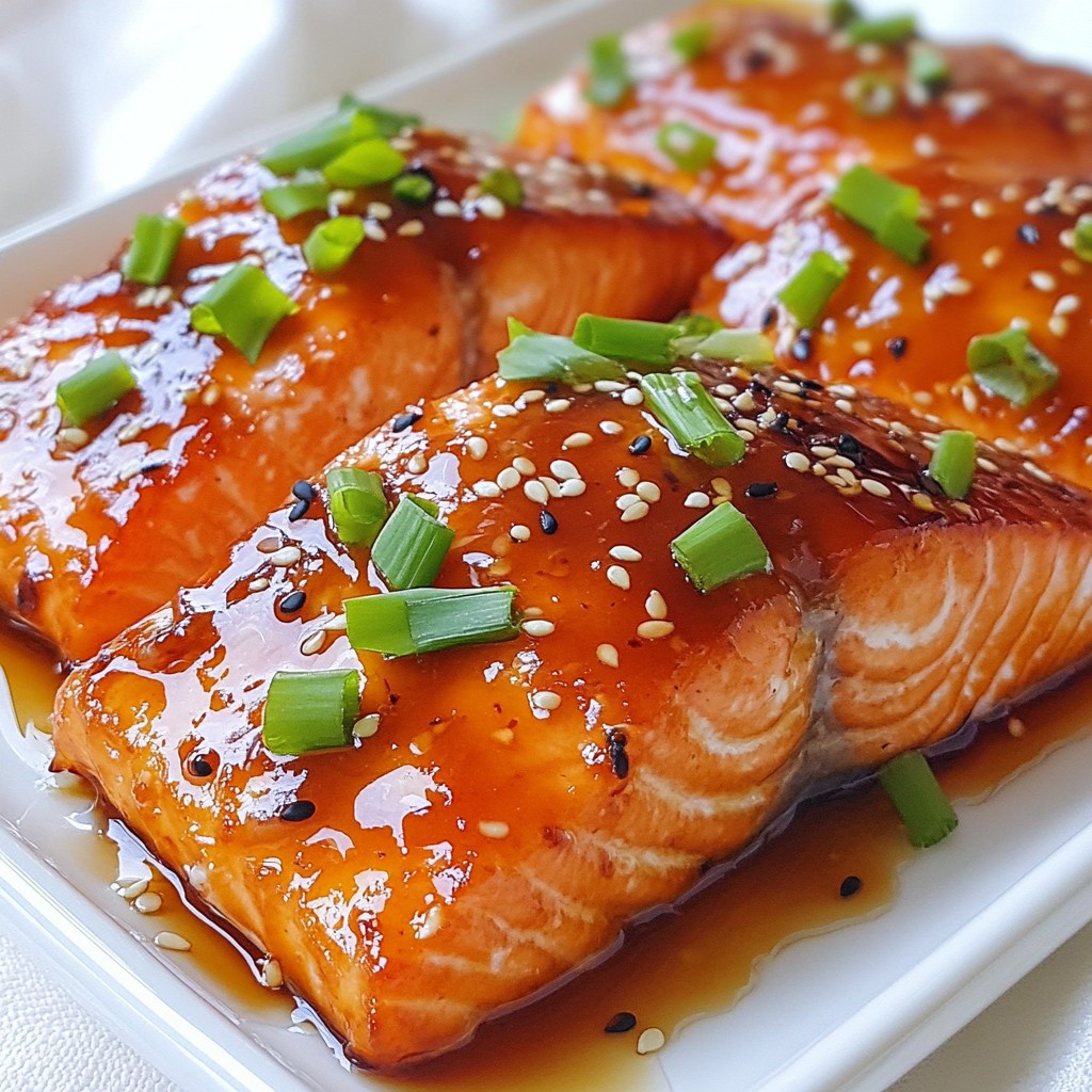 Honey Garlic Glazed Salmon Flavorful Dinner Delight