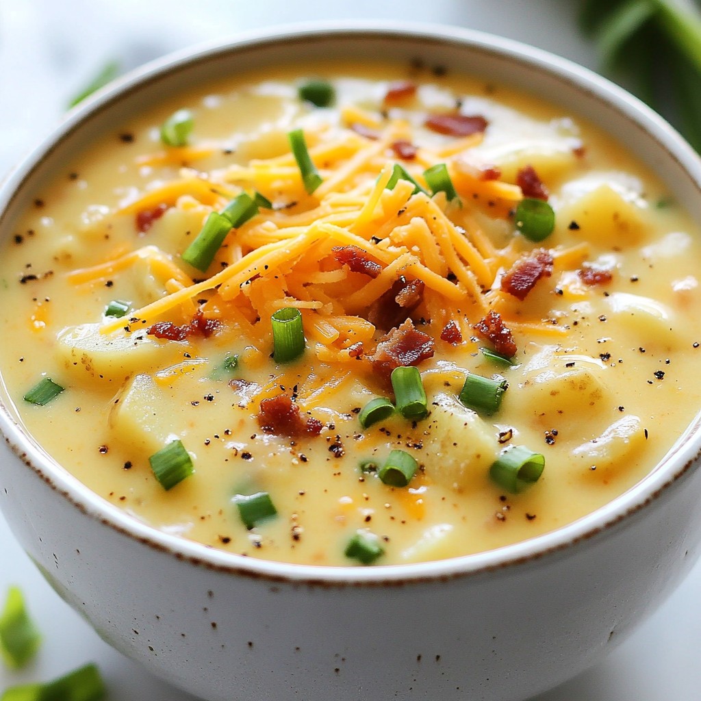 Instant Pot Loaded Potato Soup Creamy and Comforting Dish