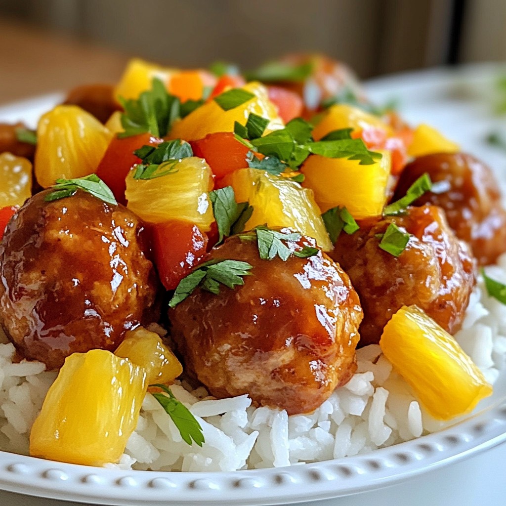 Sweet and Sour Chicken Meatballs Flavorful Recipe