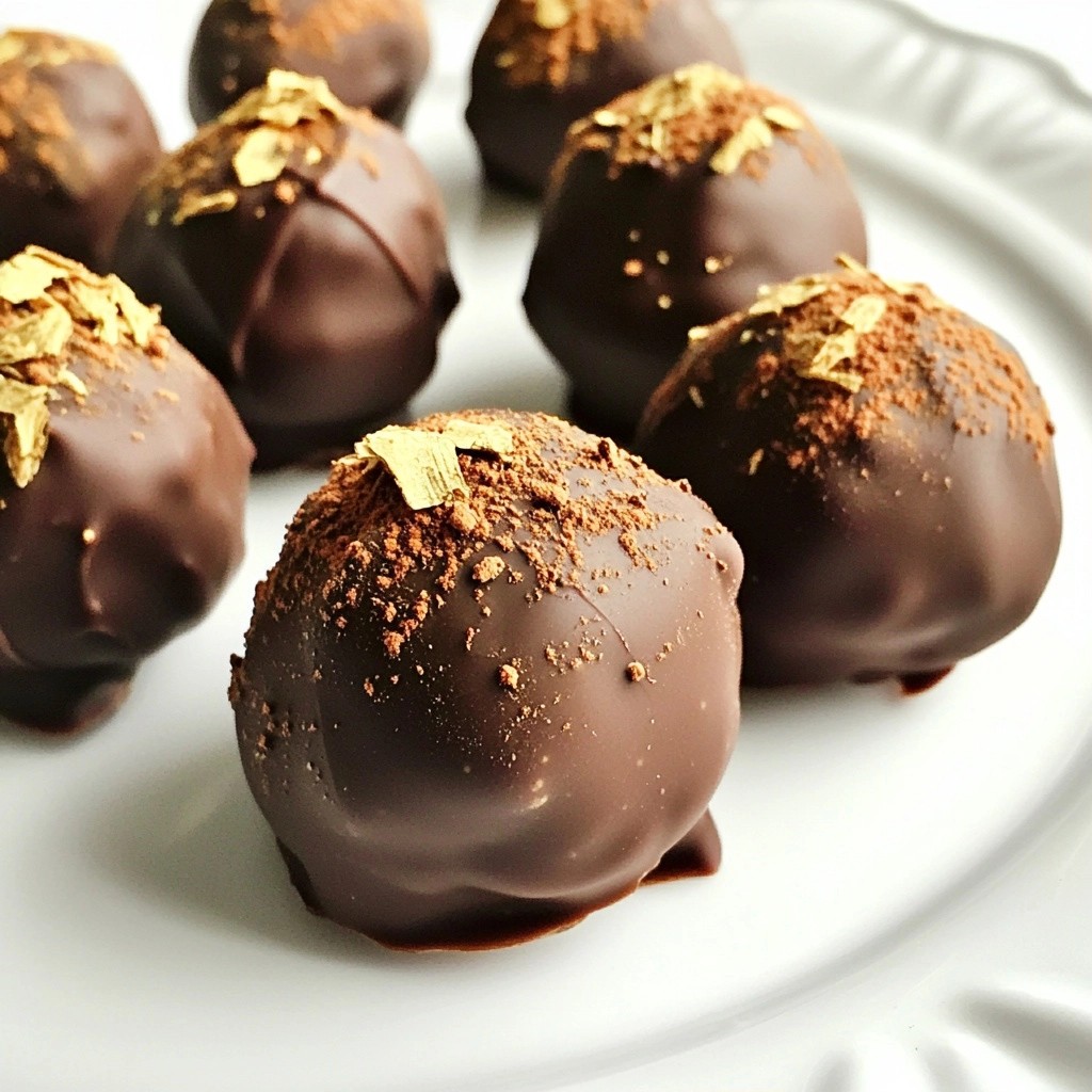 Elegant Earl Grey Chocolate Truffles Delicious Treat