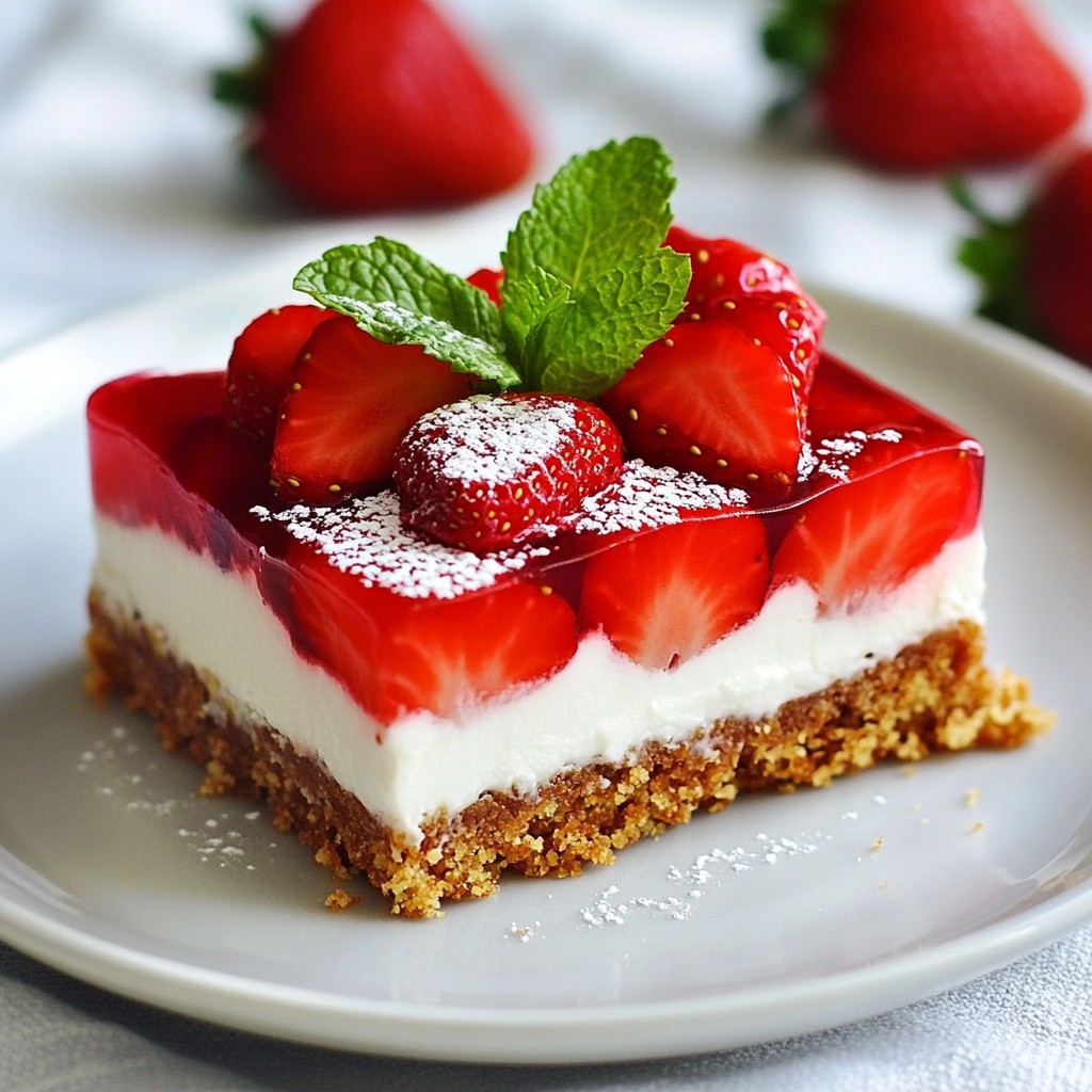 Strawberry Pretzel Salad Delightful Summer Treat
